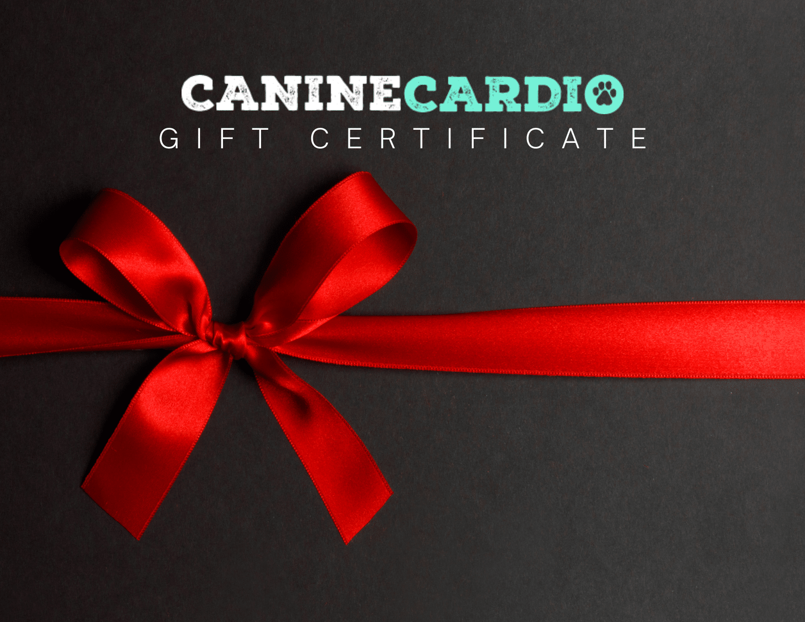 Canine Cardio gift certificate